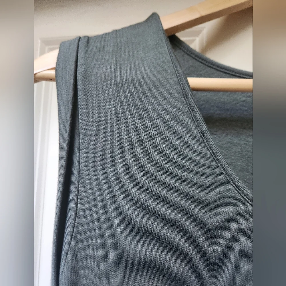 LOFT Lou & Grey Sleeveless Dress, Sage Green, Size Small - Picture 7 of 7